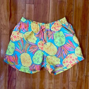 Chubbies Swim Trunks Pineapple Pattern Medium